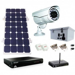 Solar Security Camera Power System