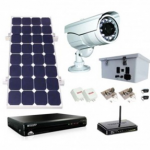 Solar Video Surveillance Power Kit