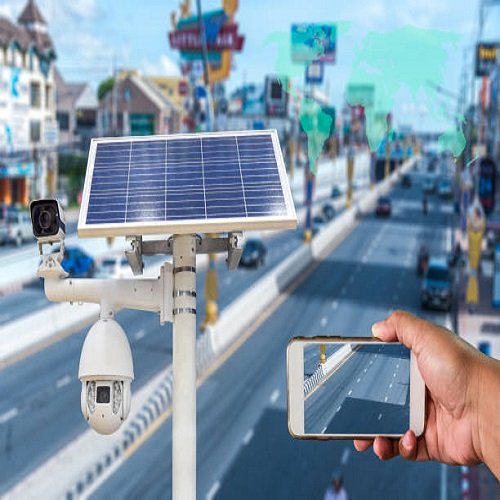 Solar Camera Power Kit View