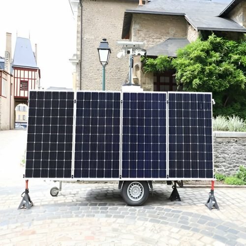 SOLAR POWER FOR ENTRY AND EXIT GATES AND SECURITY CAMERAS