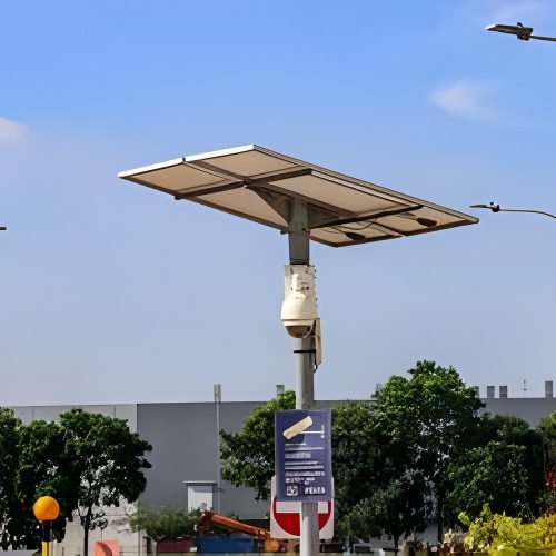 SOLAR WITH WIRELESS BACKHAULING FOR SECURITY CAMERAS